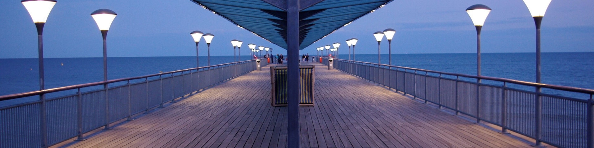 Boscombe Pier at Dusk