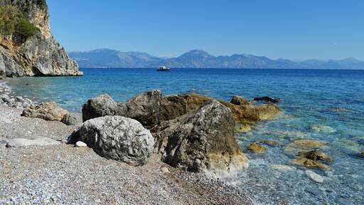A stretch of the coast at Camerota, in southern Italy