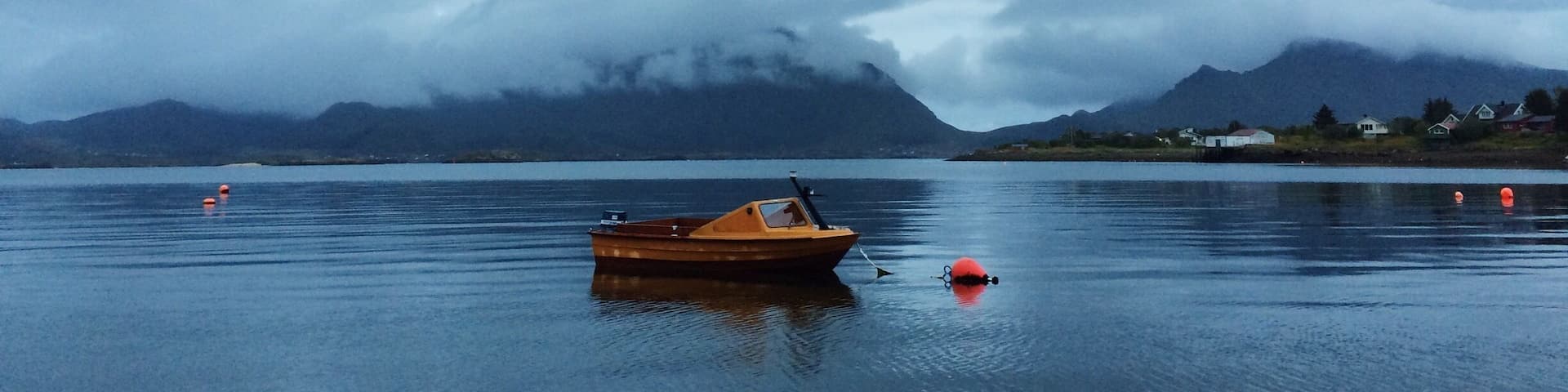 The Lofoten Islands in northern Norway are absolutely stunning. You're constantly treated to views like this while simply driving down the road. I swear we stopped every half mile to take pictures of the #blue waters and breathtaking mountains.
