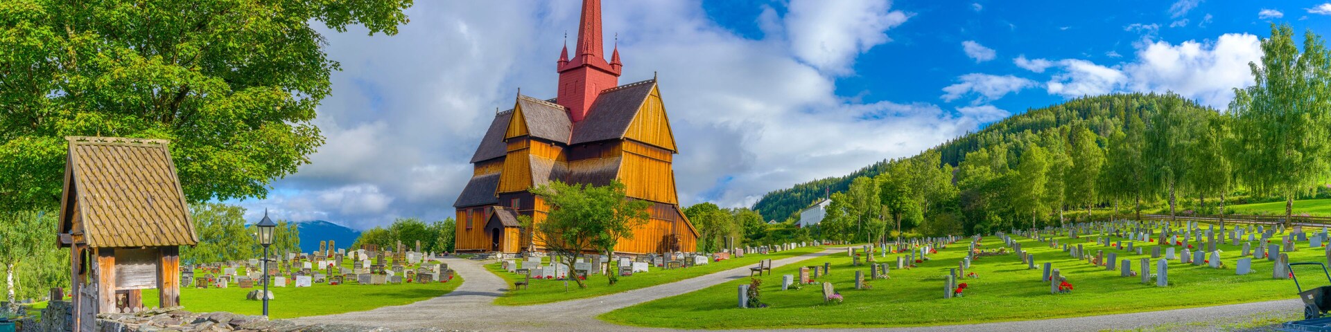 Stabkirche Ringebu in Norwegen