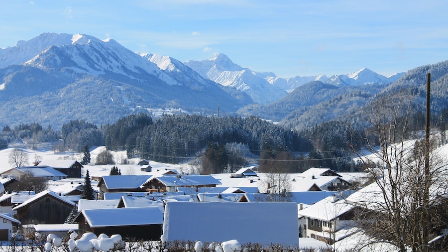 Nebelhornbahn. Allgäu, Oberstdorf, Gipelstation Höfatsblick
