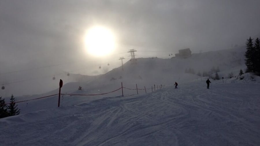 #snowtrove weather closing in on the nebelhorn