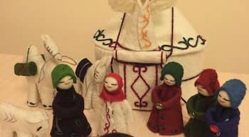 Kazakh nativity set