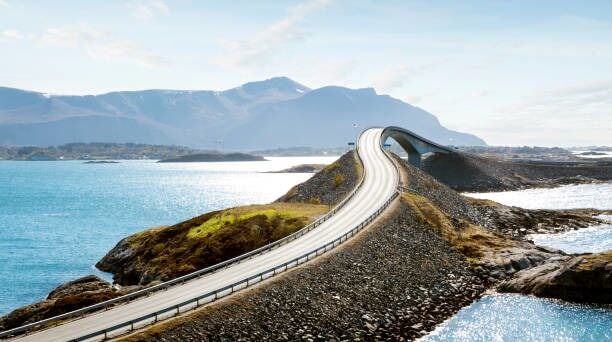 The most exciting road in Europe.
Atlantic Ocean Road.
https://foodandtravel.blog/2019/07/19/atlantic-ocean-road-drive-on-europes-most-beautiful-road/