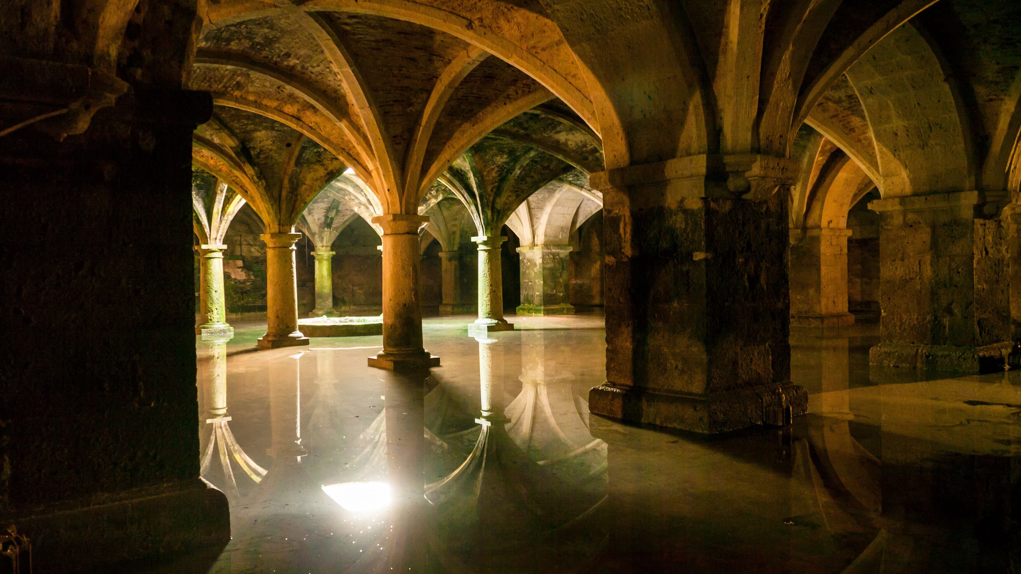 ancient portuguese cistern in El Jadida, Morocco