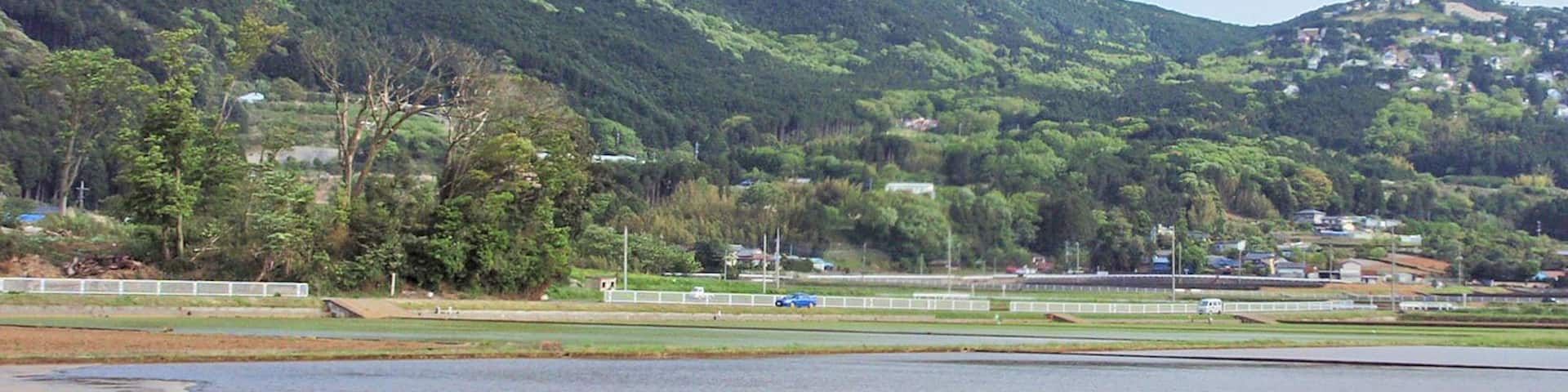 Mount Kurotake as seen from the NNW in Izu Peninsula, Shizuoka Prefecture, Japan.