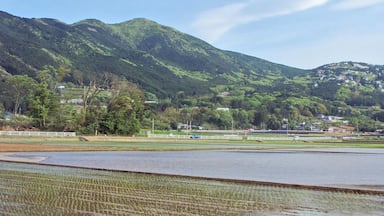 Mount Kurotake as seen from the NNW in Izu Peninsula, Shizuoka Prefecture, Japan.