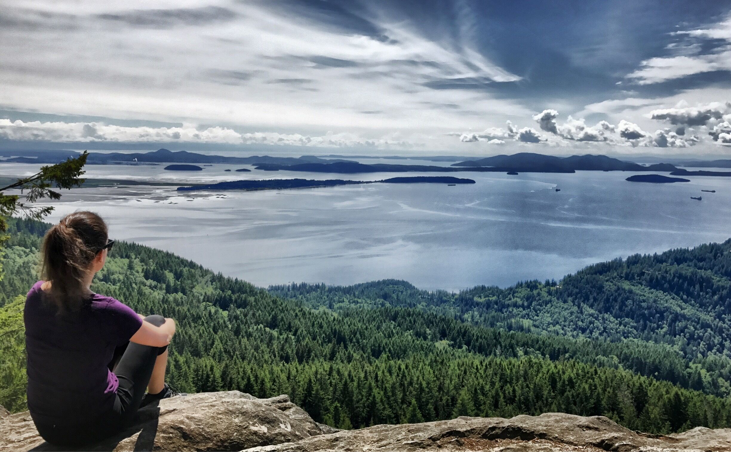 Summit of Oyster Dome trail.  Beautiful moderate hike near Bellingham, 6 miles and 2,000ft elevation gain...
#TakeAhike