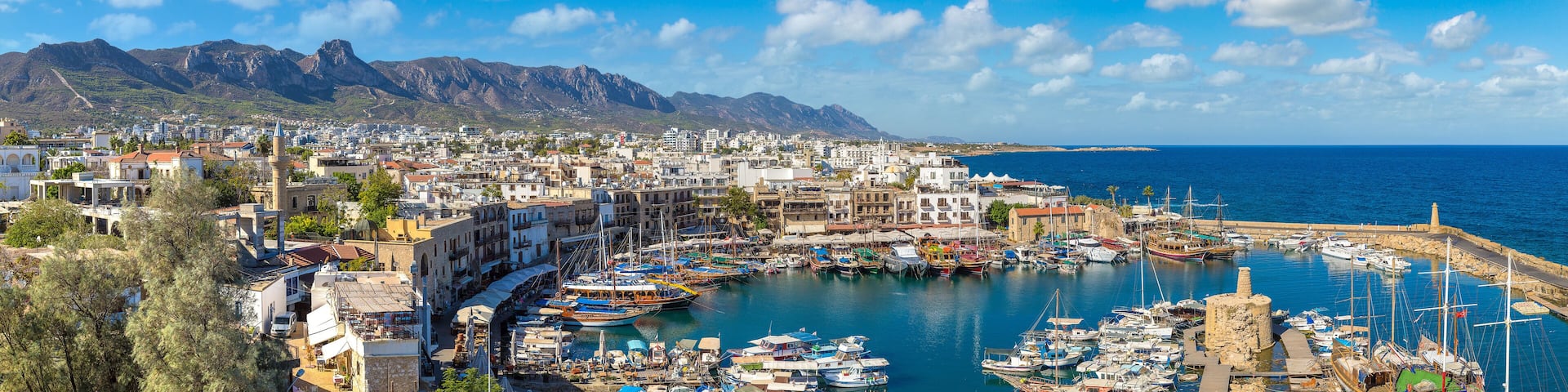 Harbour in Kyrenia (Girne), North Cyprus