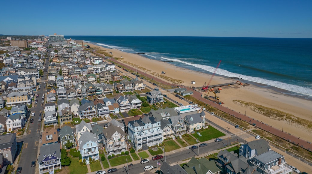 An aerial view of Ocean Grove New jersey
