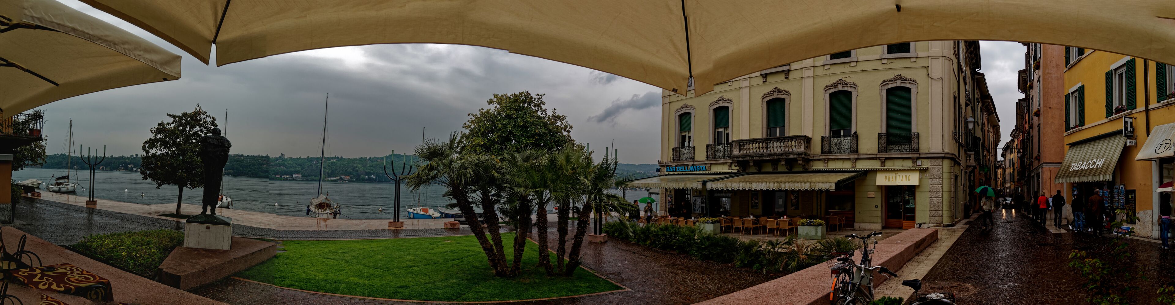 Lago di Garda - Salò - Via Mattia Butturini - ICE Photocompilation Viewing from SSE to West