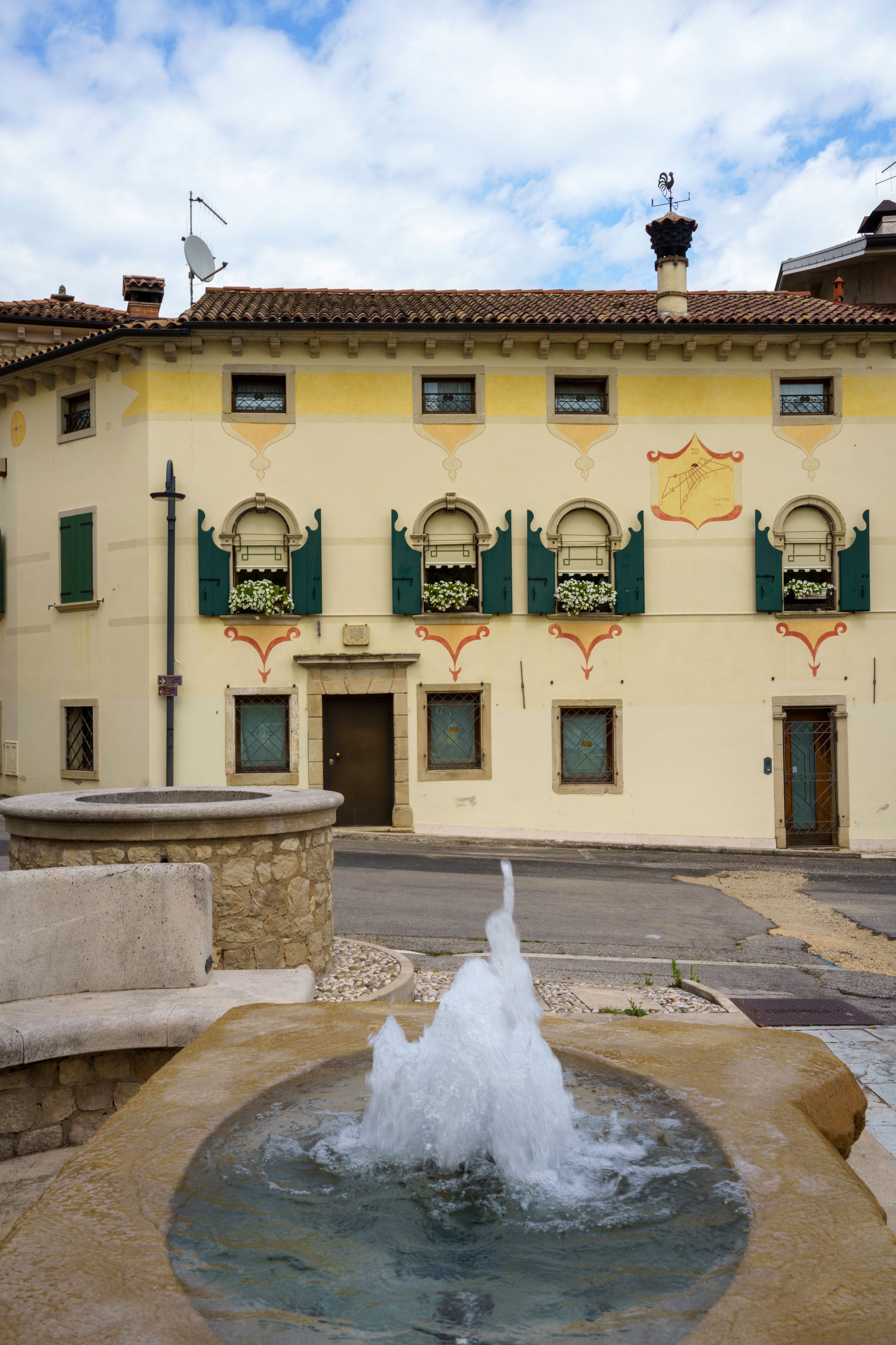 Historic palace of Miane, town in Treviso province