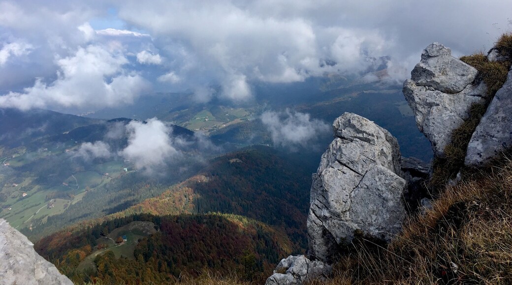 View of Colle San Zeno from Guglielmo Mountain
