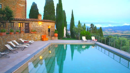 CastelloBanfi Il Borgo, Luxury Retreat in Montalcino Italy
Growing up as a devoted history lover, I have always daydreamed about living in a castle. I used to recreate that magical word in my phantasy, populated with vassals and fortune tellers, with dames and cavaliers.
This summer, my stay at the beautiful Tuscan resort CastelloBanfi Il Borgo in Montalcino, Italy gave me the chance to turn this dream into reality.
Ambra Castello Banfi 2
This beautiful property is set in an ancient stone hamlet that was built in the 1700 sunder the protective walls of the 13th Century Castle “Castelloalle Mura”. What was once used as a dwelling for farmers who toiled with their noble landowners has today been restyled into the luxurious rooms and suites of this jewel of Tuscan hospitality.
Ambra Castello Banfi
While the architectural style remained unchanged and very authentic, the interior was renovated with modern comforts, premium fabrics and exclusive accessories.
Luxury Retreat in Montalcino
Ambra Castello cannon
dream of living in a castle
We were so lucky to stay in one of their exclusive 14 rooms, surrounded by history, vineyards and olive groves.
CastelloBanfiilBorgo is truly a place of peace and serenity.Enjoying breakfast or “aperitivo” at sunset from the infinity pool that over looks immense stretches of Brunello vines is simply good for the soul.
Castello well
Ambra Castello
But wait until you witness the most delectable gastronomic experience at “Taverna”, one of the two epic restaurants on property. That’s the ultimate experience to please all of your senses!
Ambra tee at Castello
Ambra Castello pool
Ambra in a castle
In the next post will show you all the delicious Italian food we got to savor at the castle’s restaurant, but for now enjoy some beautiful photos and the video about this incredible resort!
CastelloBanfiIlBorgo
Ambra in Montalcino Italy