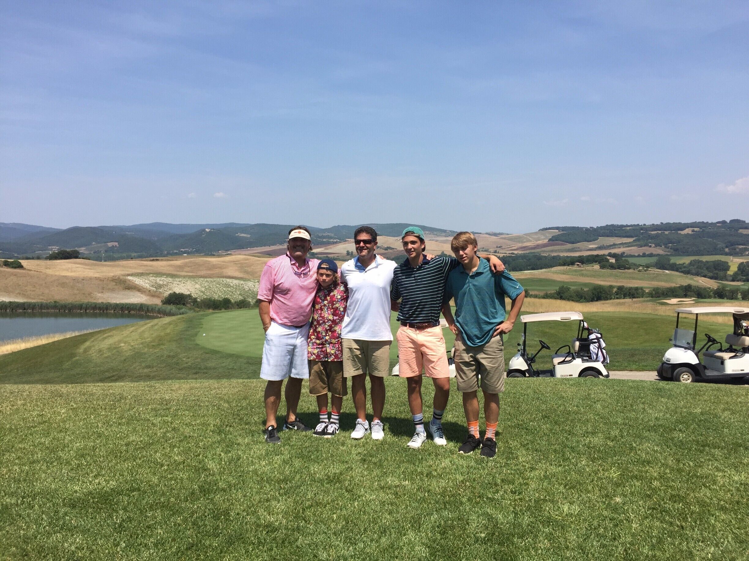 Probably among the top 3 vacation properties I've seen/stayed. There is over the top, and then there is over that top! I'm not being facetious, this place is stunningly beautiful, and this (picture) is among the nicest golf courses (on the property) in Italy.  Beautiful grounds, stand alone villas, tennis, golf, Brunello vineyards/winery, golf, and all ridiculously, stunningly beautiful.  If you want to go big, and really treat yourself, go here!