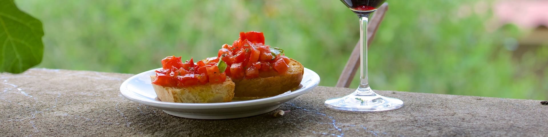 Panzano in Chianti showing drinks or beverages and food