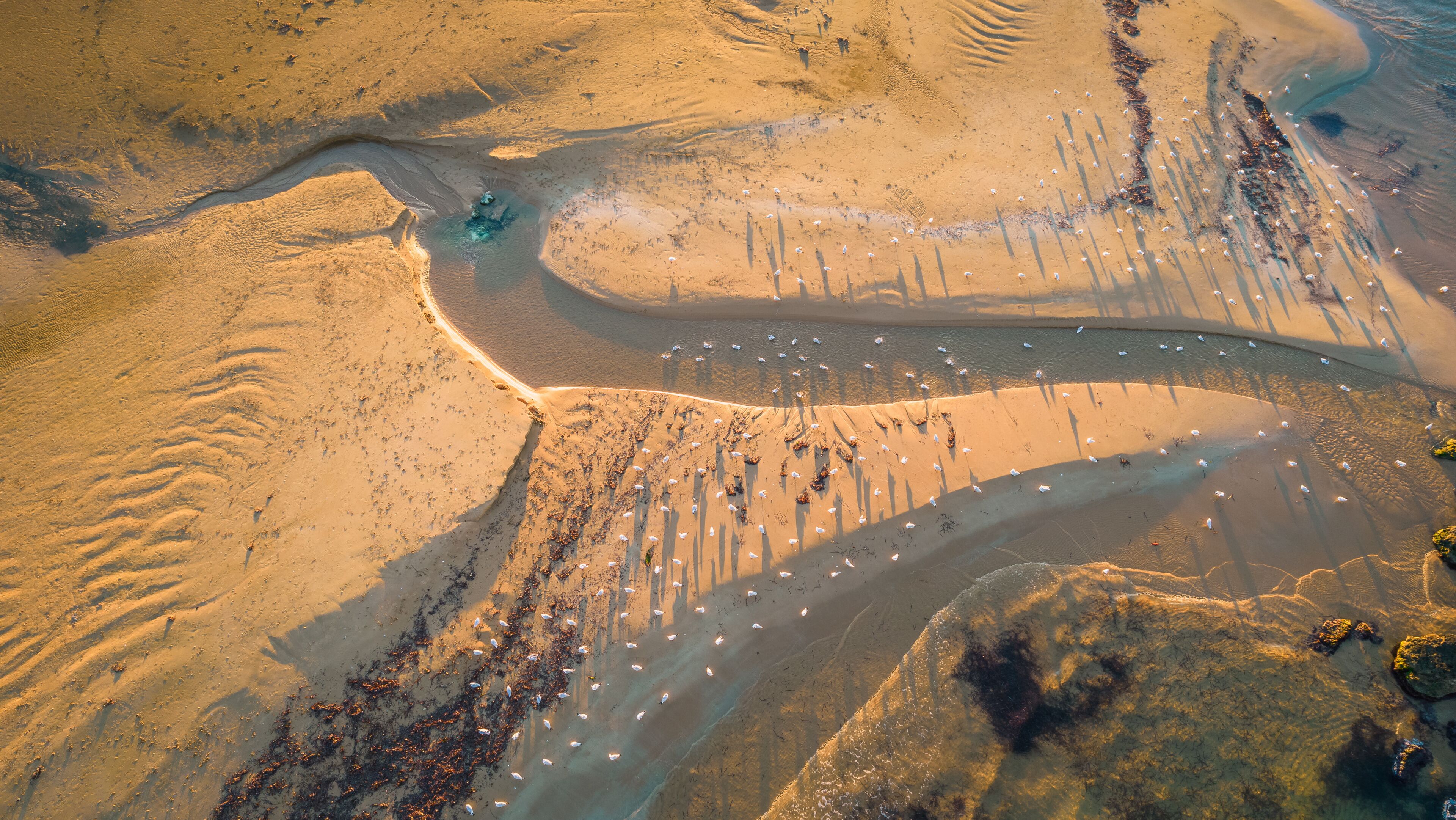 Aerial View of Donnalucata and Mediterranean Seat at Dawn, Scicli, Ragusa, Sicily, Italy, Europe