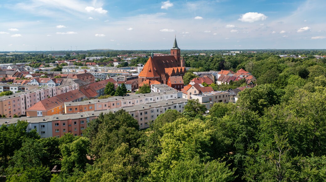 Kirche St. Marien in Bernau bei Berlin im Sommer