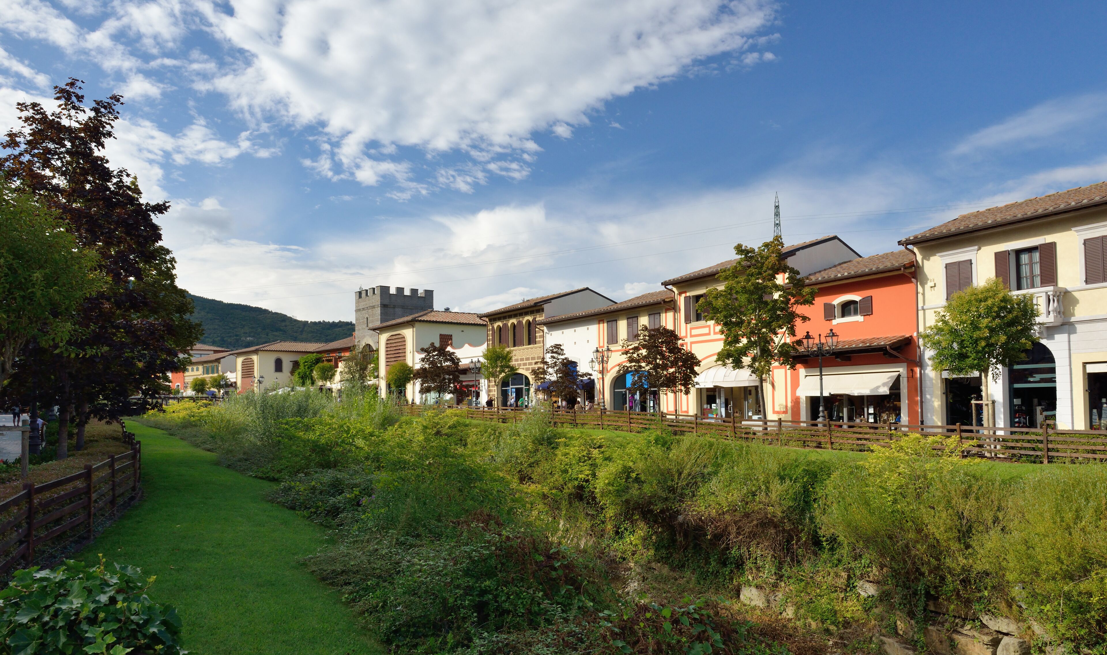 BARBERINO DI MUGELLO, ITALY at sunny september day.