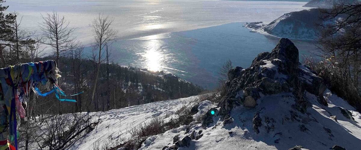 When the water meets the ice, Angara River & Lake Baikal.