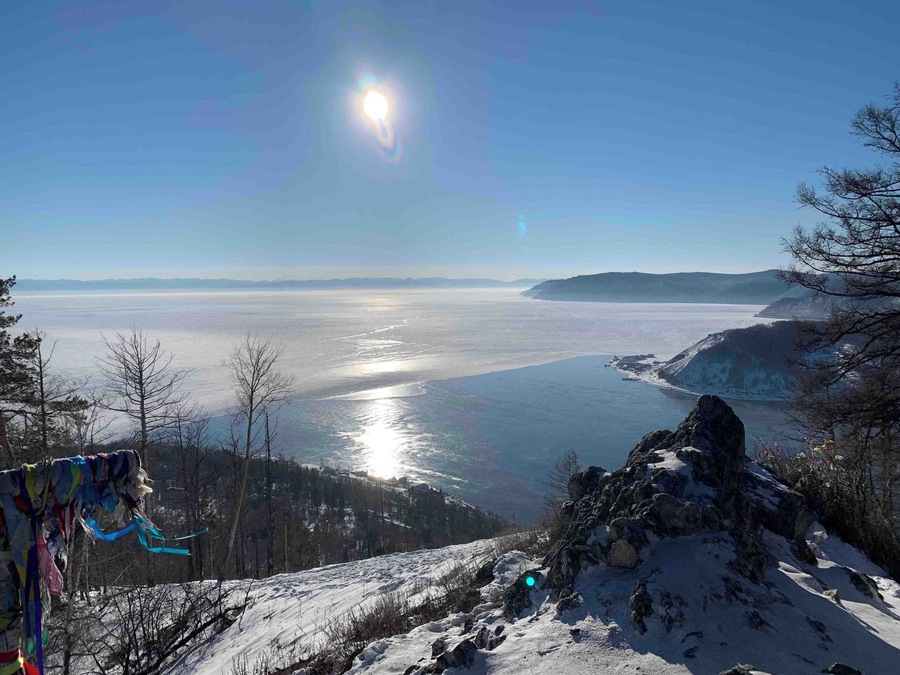 When the water meets the ice, Angara River & Lake Baikal.