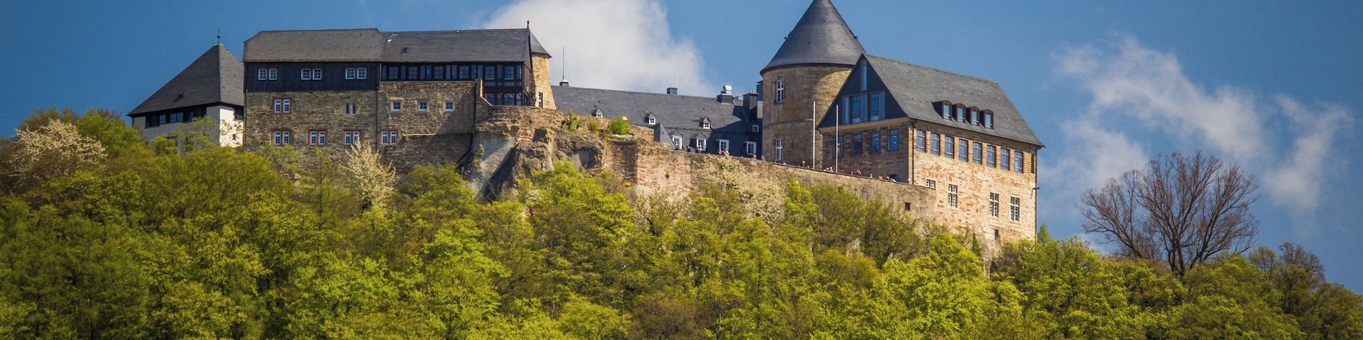 Blick auf Schloss Waldeck am Edersee
