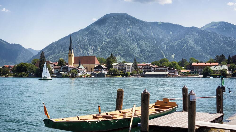 rottach-egern at the tegernsee - bavaria - germany