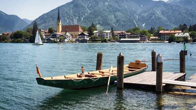 rottach-egern at the tegernsee - bavaria - germany