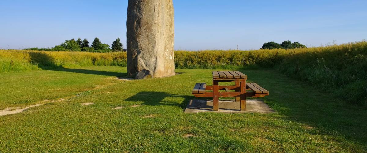Dol-de-Bretagne Menhir du Champ-Dolent in France - Dol-de-Bretagne Menhir du Champ-Dolent