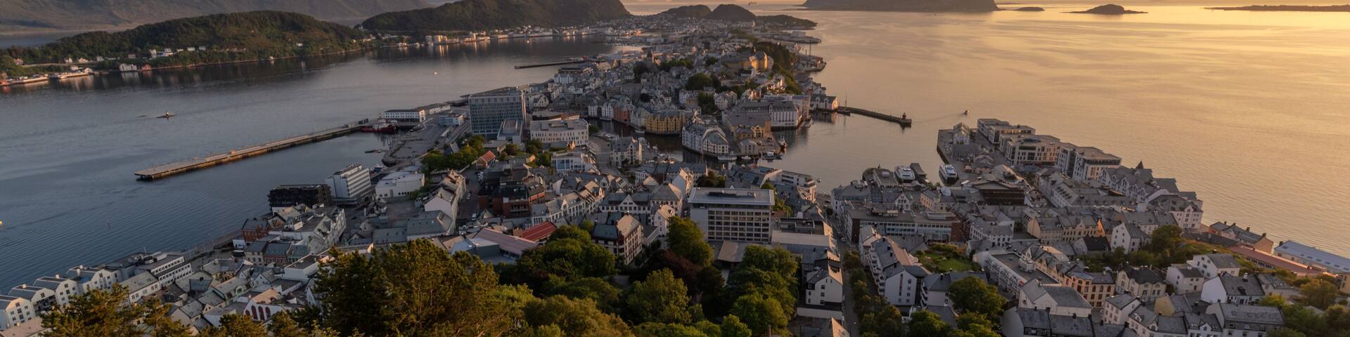 Sunset in Ålesund
