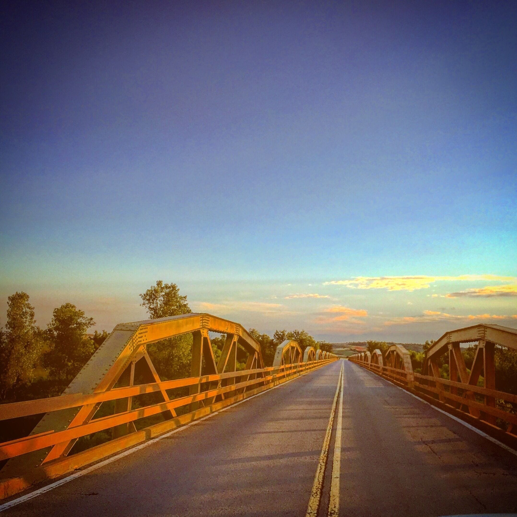 Old Style Span Bridge on old Route 66. 