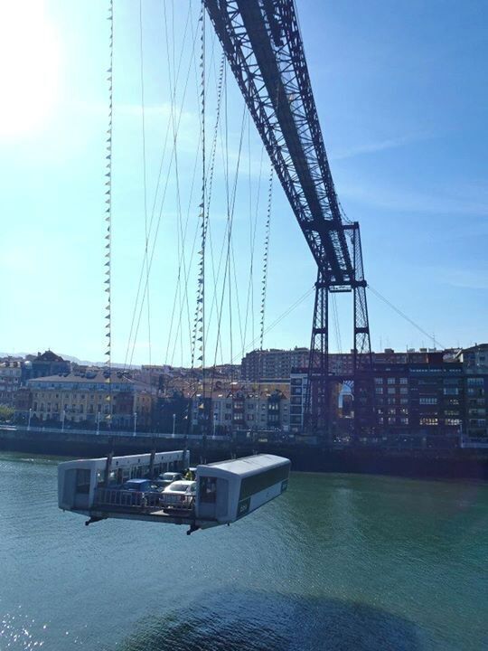 The hanging bridge up close