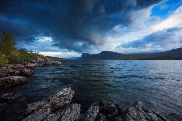 Took an detour to stora sjöfallet never expected to come to such an stunning place