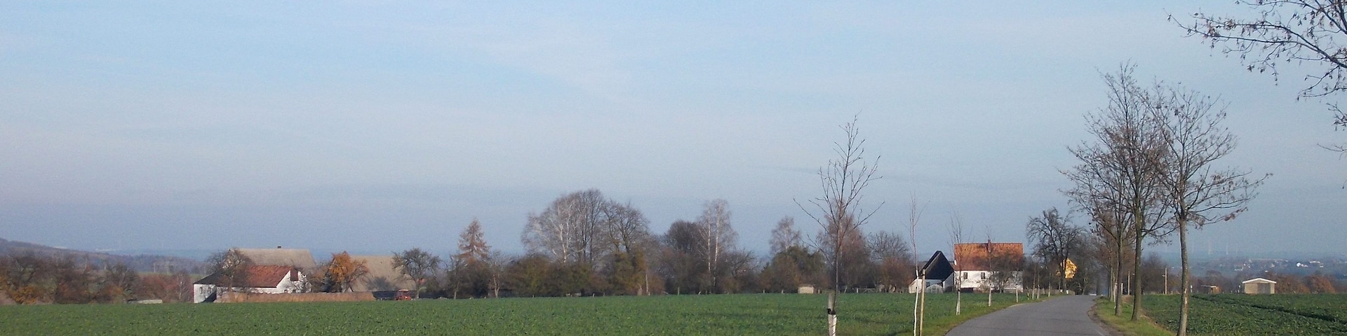 Himmelhartha (Lunzenau, Mittelsachsen district, Saxony) from the west