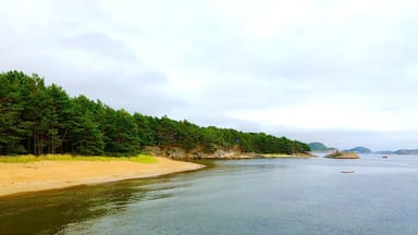 One of many beautiful beaches at the coast.