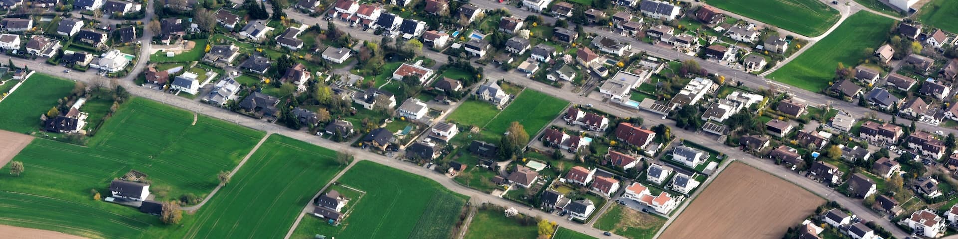 vue aérienne...environs de zurich kloten