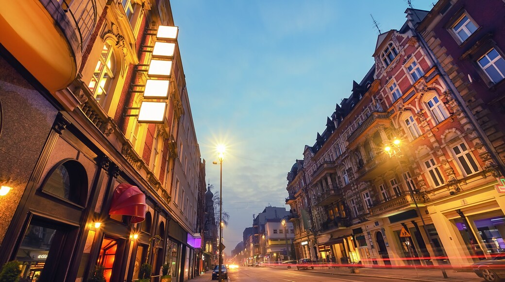 Hotel on the street in Gliwice, Poland, Europe; Shutterstock ID 551254399