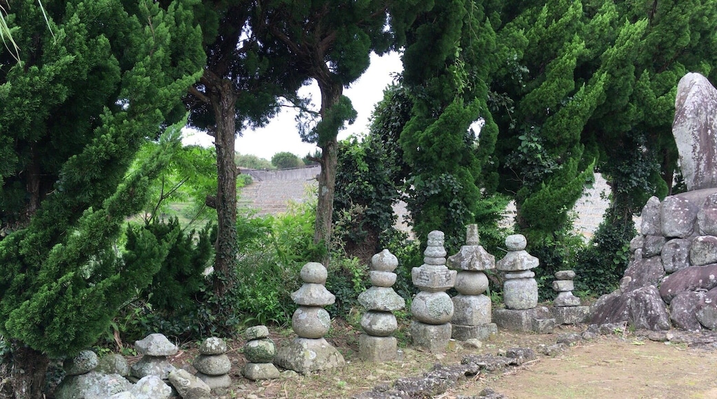 Ancient gravestones, Terraced field in Yusu-mizugaura, Uwajima City, Ehime