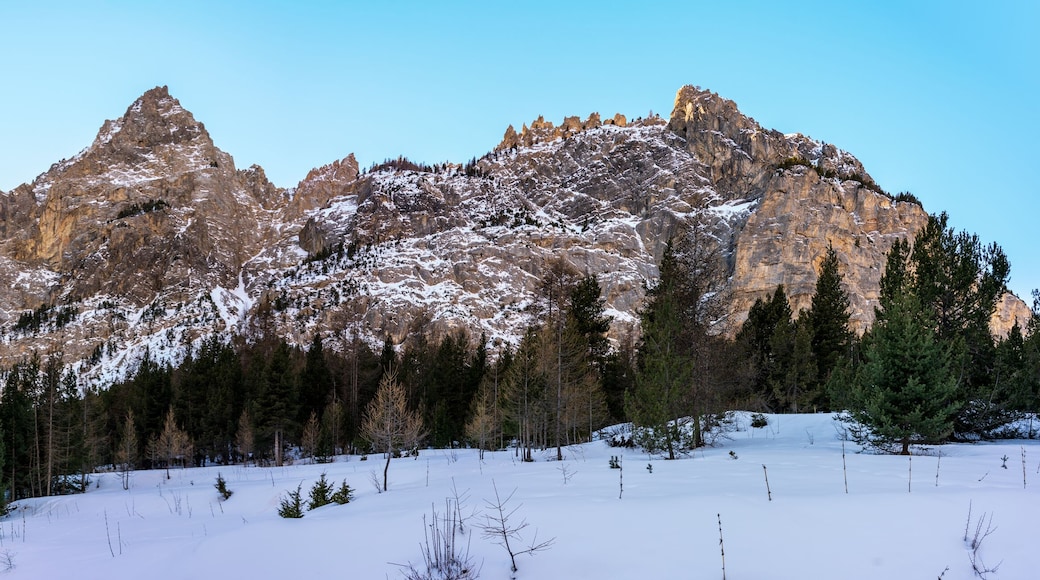 Vallée Étroite at the border of Italy and French. Amazing landscape in daylight
