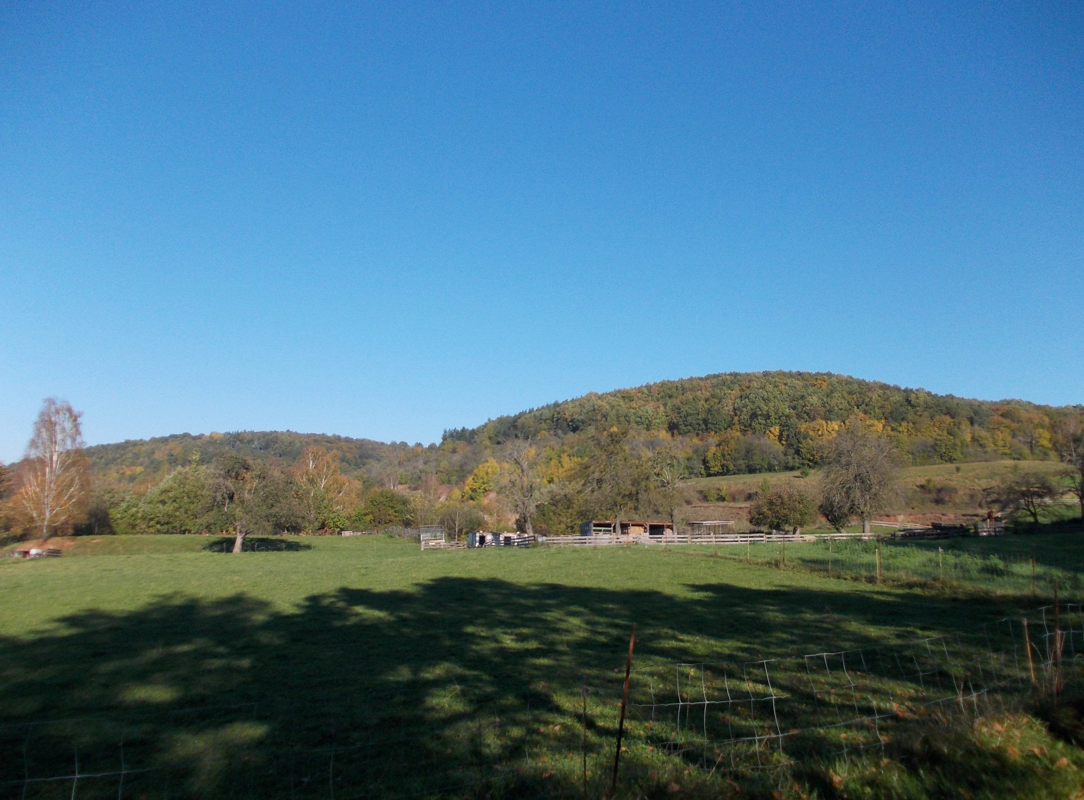 Landscape woth Weinberg hill (284 m) near Bad Köstritz