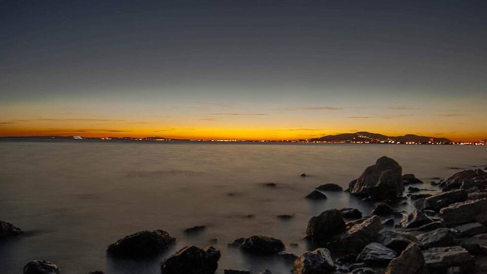 One of the most #beautiful #sunset I've seen in my life ! #Sea #Sun #Amazing #Color #ProudOfMe