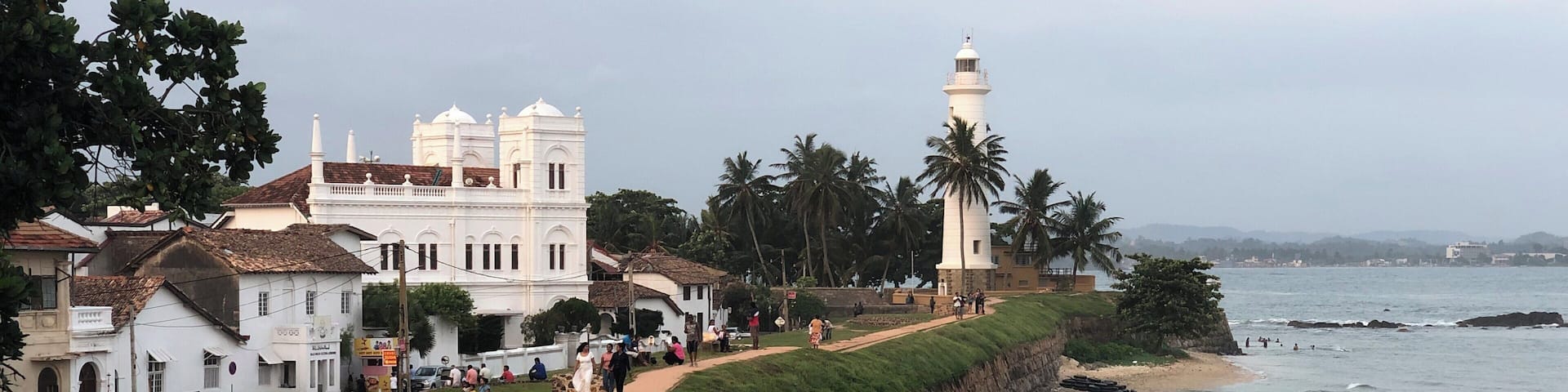 The lighthouse at Galle Fort