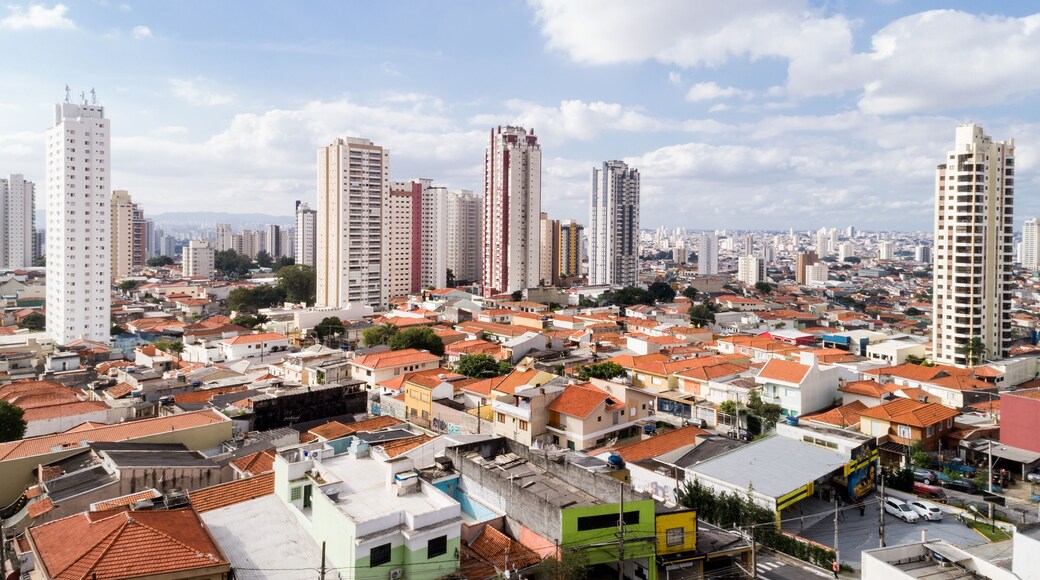Aerial View of Tatuape in Sao Paulo, Brazil