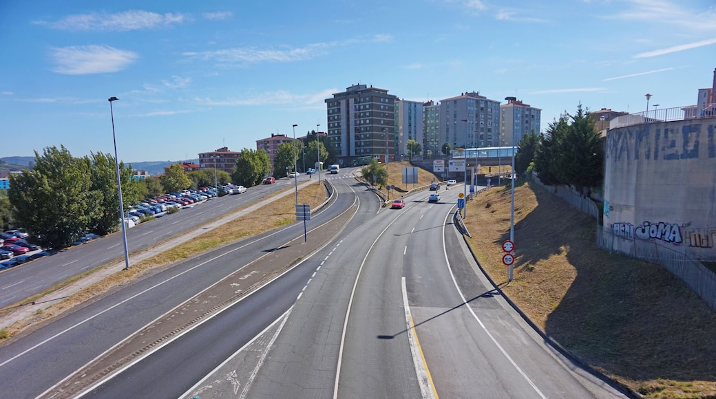 The road San Ignacio Kalea in Barakaldo, Spain.