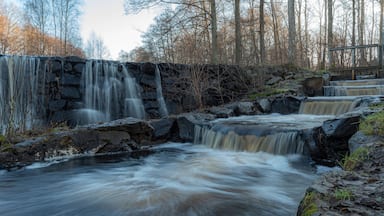 Munka Ljungby Salmon Ladder in Winter