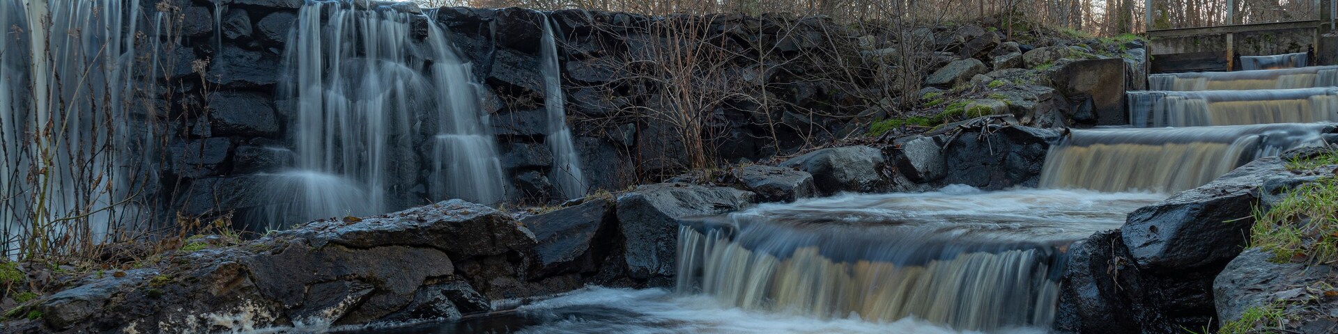 Munka Ljungby Salmon Ladder in Winter
