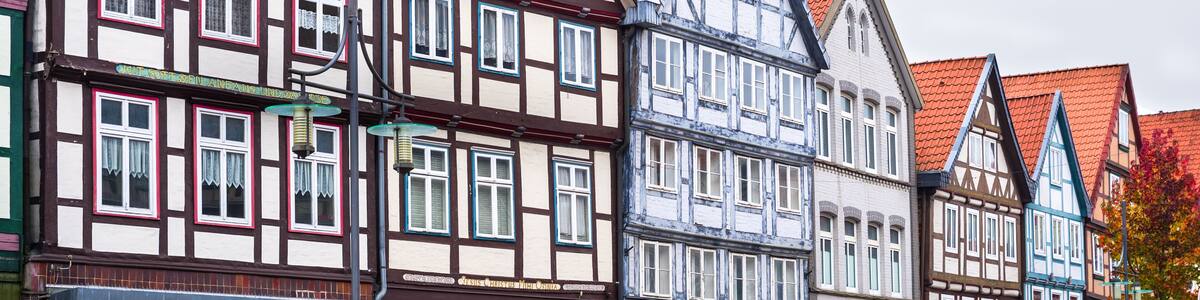 Altstadtgiebel Hansestadt Uelzen HD entzerrt