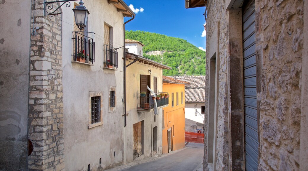 Cascia featuring a small town or village