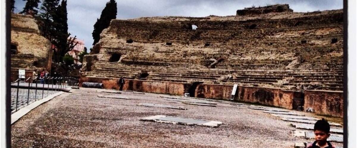 Anfiteatro di Flavio. Third largest amphitheater in Italy.