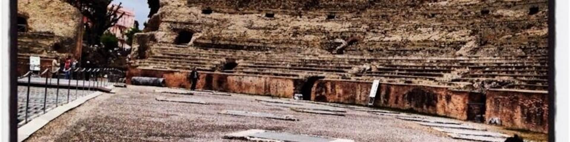 Anfiteatro di Flavio. Third largest amphitheater in Italy.